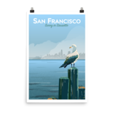 Sunny in Sausalito Poster