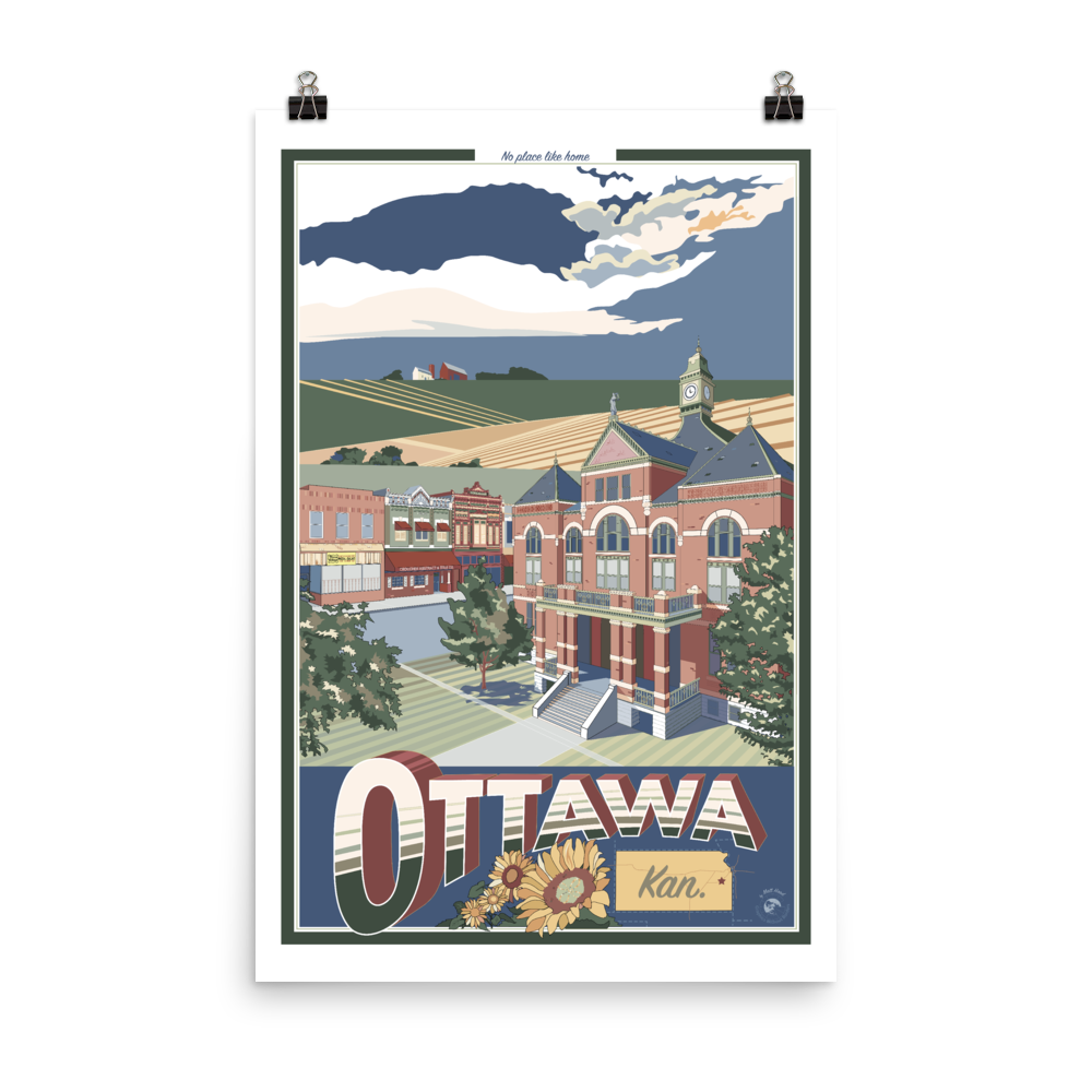 Ottawa, Kansas Poster