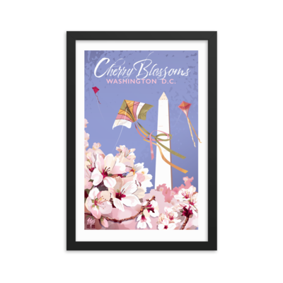 Framed Cherry Blossoms