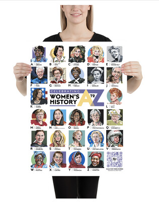 Women's History A to Z (18" x 24")
