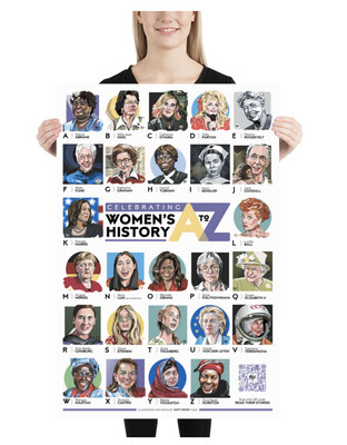 Women's History A to Z (24" x 36")
