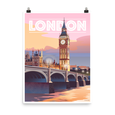 London Nights (18&quot; x 24&quot;)