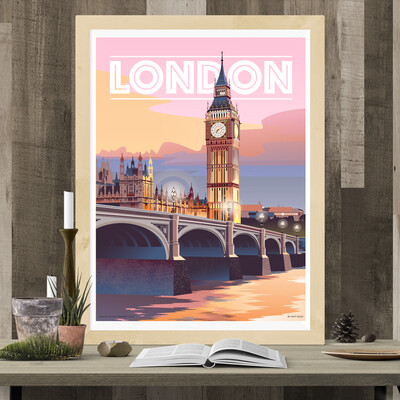 London Nights (18" x 24")