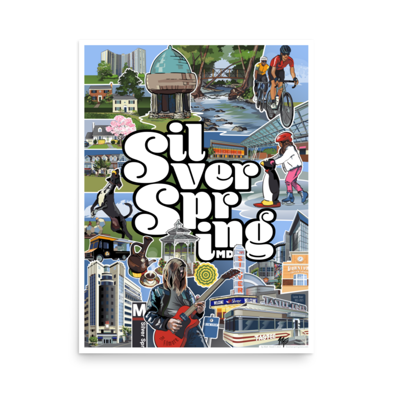 Silver Spring Poster (18" x 24")