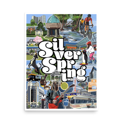 Silver Spring Poster (18&quot; x 24&quot;)
