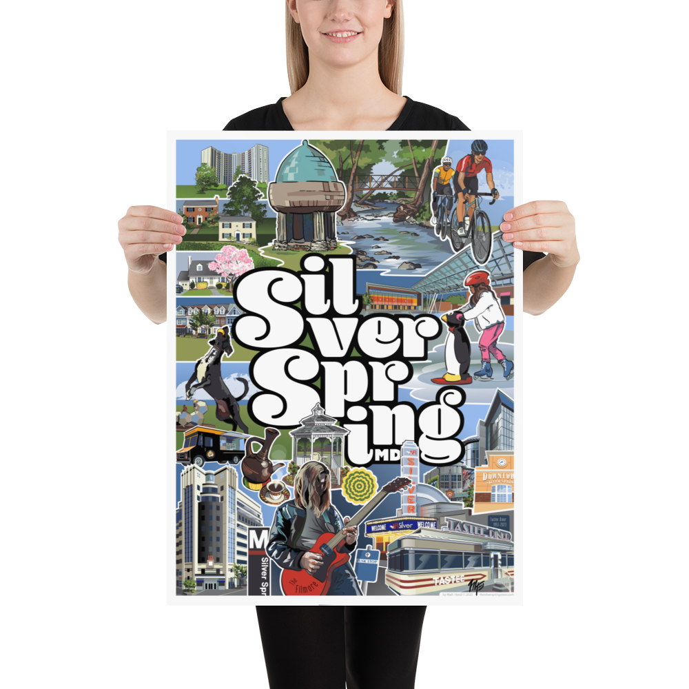 Silver Spring Poster (18" x 24")