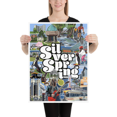 Silver Spring Poster (18" x 24")