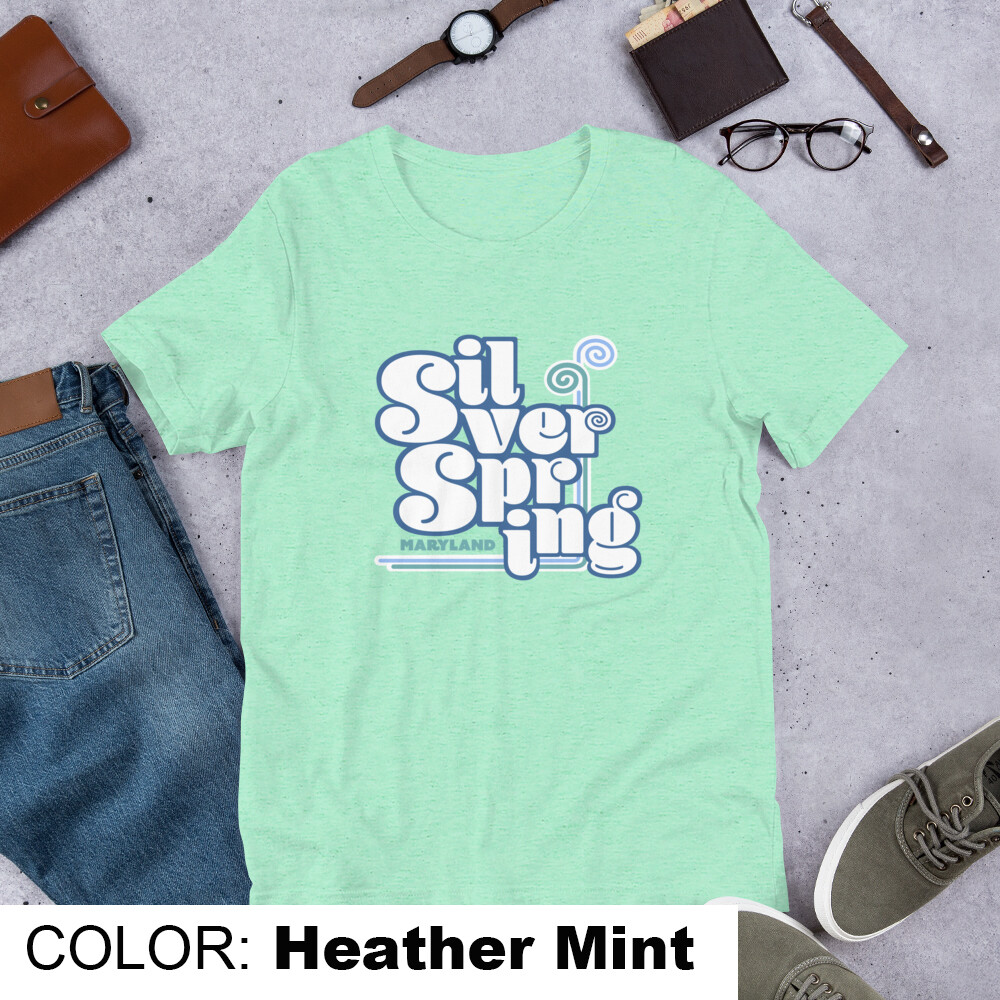 Silver Spring Ts (White lettering)