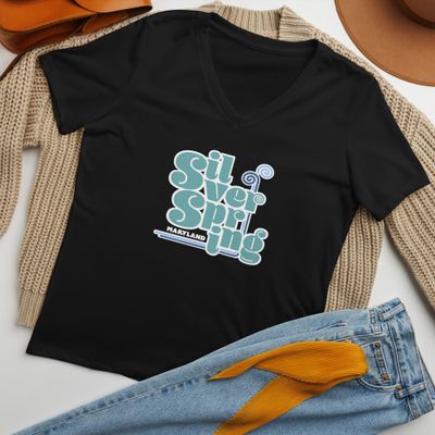 Women’s Silver Spring Relaxed V-neck T-shirt
