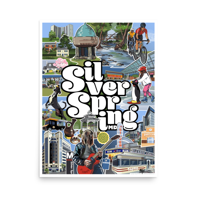 Silver Spring Poster (18" x 24")