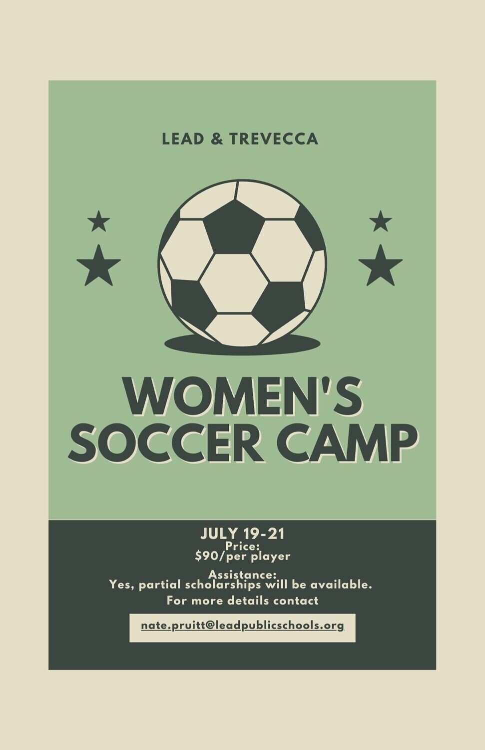 Women's Soccer Summer Camp (LEAD & Trevecca)