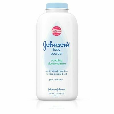 Johnson's Baby Powder With Al0e Vera, 15 Oz. Johnson's Baby Powder With Al0e Vera, 15 Oz.