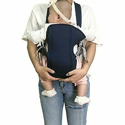 Pomeat Breathable Flip Baby Carrier Backpack with Removable Cushion,Infant Carrier,0-16 Months, Navy