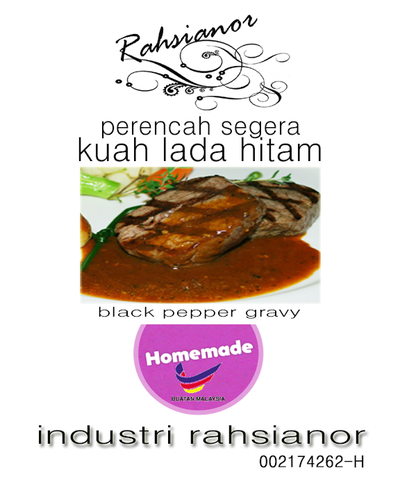 Perencah Segera Kuah Lada Hitam (1Beg)