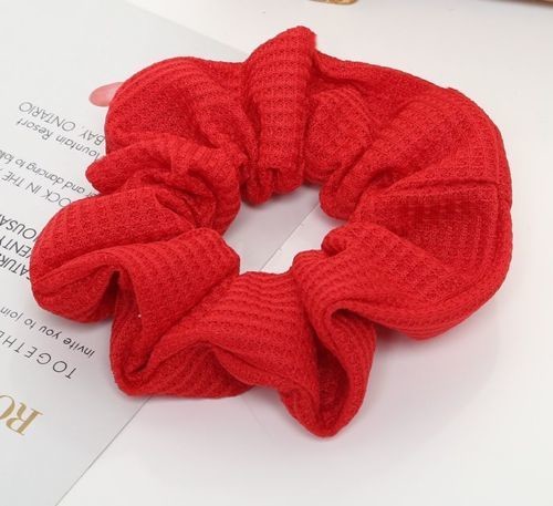Knit fabric solid scrunchies Knit fabric solid scrunchies