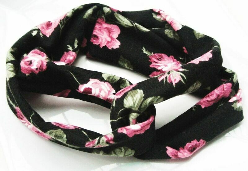 Flowers stretch turban headband Flowers stretch turban headband