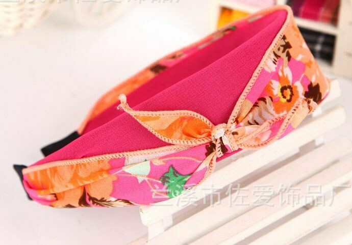 Flower chiffon bow-knot headband Flower chiffon bow-knot headband