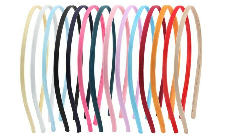 Extra-thin satin headband (2 pack) Extra-thin satin headband (2 pack)