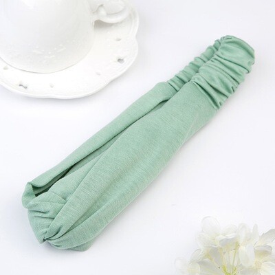 Cotton elastic turban headband Cotton elastic turban headband