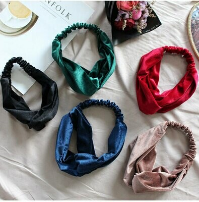 Velvet turban elastic headband Velvet turban elastic headband
