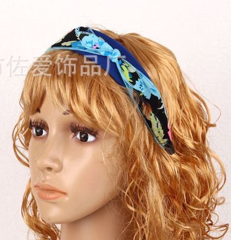 Flower chiffon bow-knot headband Flower chiffon bow-knot headband