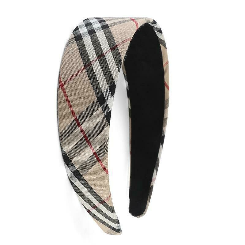 4cm-wide Scotch plaids headband 4cm-wide Scotch plaids headband