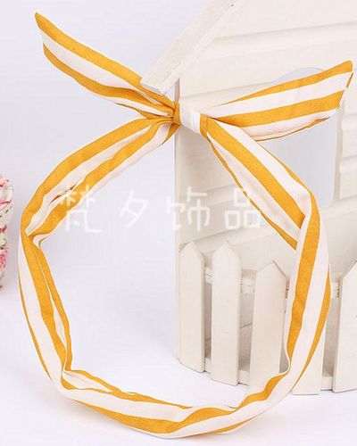 Striped twist hair scarf Striped twist hair scarf