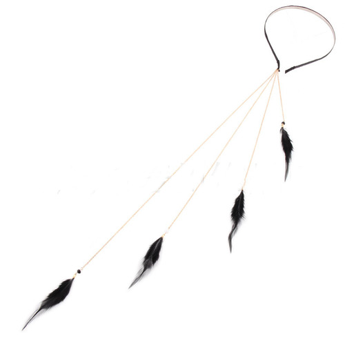 Feather chain headband Feather chain headband