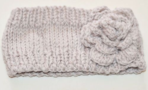 3D flower loop crochet headband 3D flower loop crochet headband