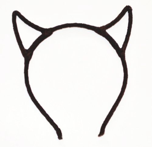 Velvet devil ears headband Velvet devil ears headband
