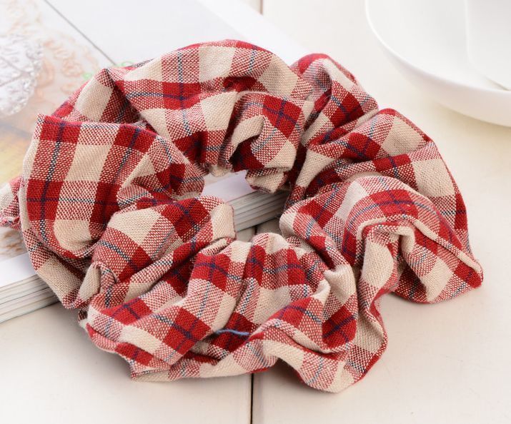Scotch plaids cotton scrunchies Scotch plaids cotton scrunchies