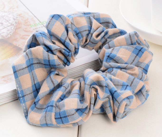 Scotch plaids cotton scrunchies Scotch plaids cotton scrunchies