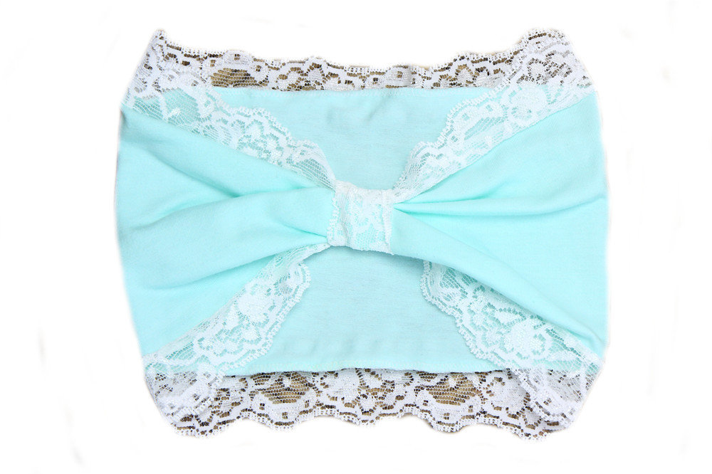 Cotton Lace knot bandanna headband Cotton Lace knot bandanna headband
