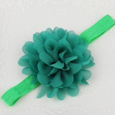 Chiffon large flower elastic headband Chiffon large flower elastic headband