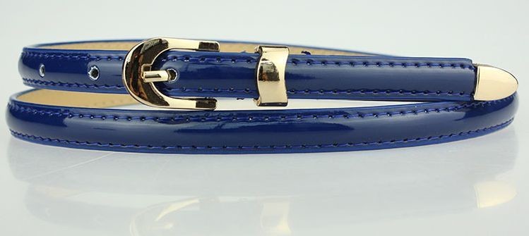 Solid colour thin belt Solid colour thin belt