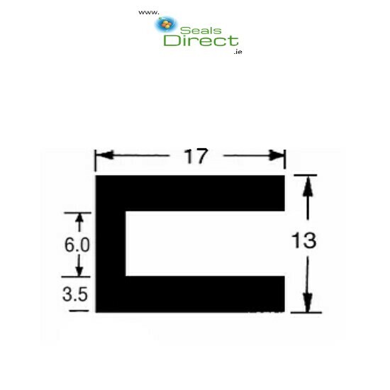 Edging Strip 6x13x17