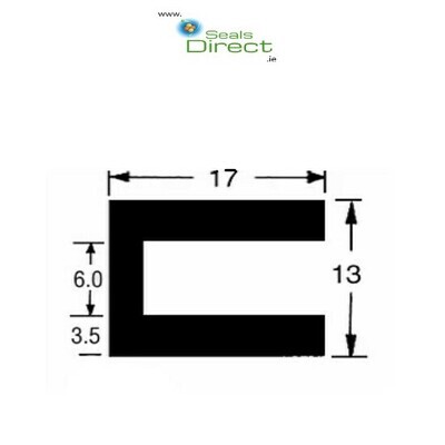 Edging Strip 6x13x17