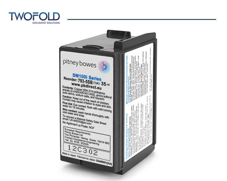 Pitney Bowes DM100 to DM220 Blue Ink Pitney Bowes DM100 to DM220 Blue Ink