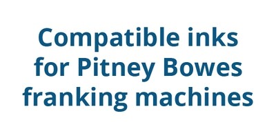 Compatible Pitney Bowes inks