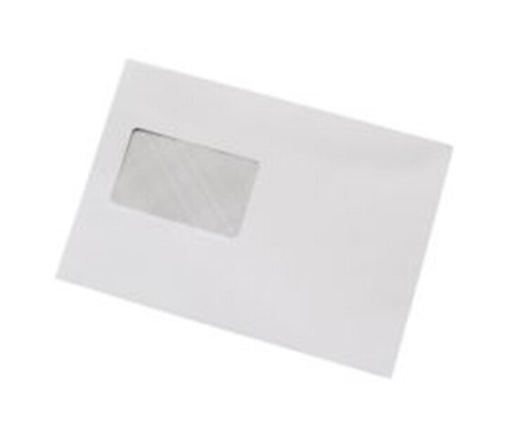 C5 White Window Machine Envelope (1000)