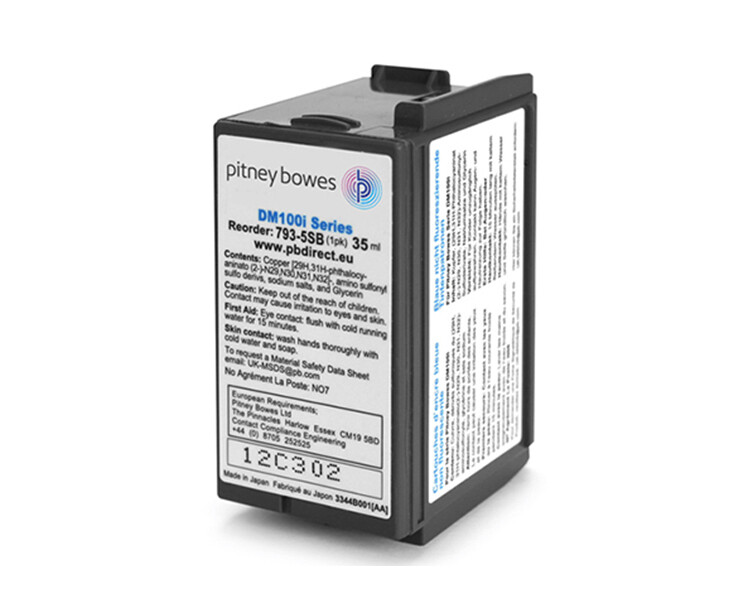 Pitney Bowes DM100 to DM220 and SendPro C /+  Blue Ink - Part number 793-5SB