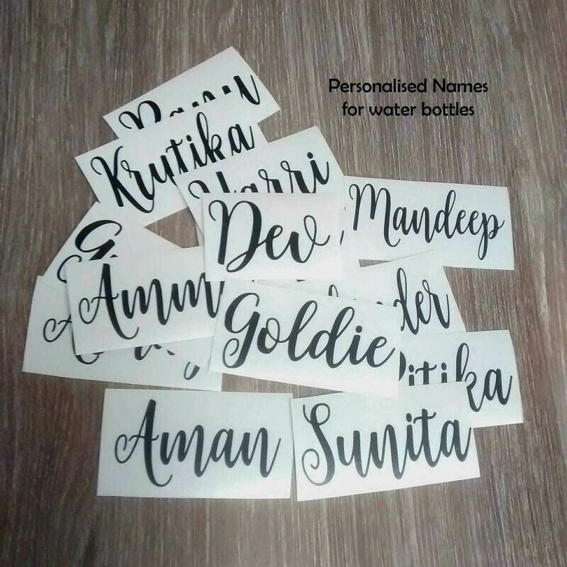 Custom Name Vinyl Decal Stickers