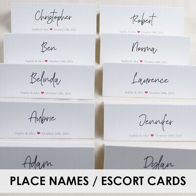 Place Name / Escort Cards