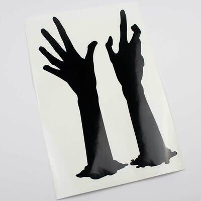 Ghoul's Arms & Hands Window Decals