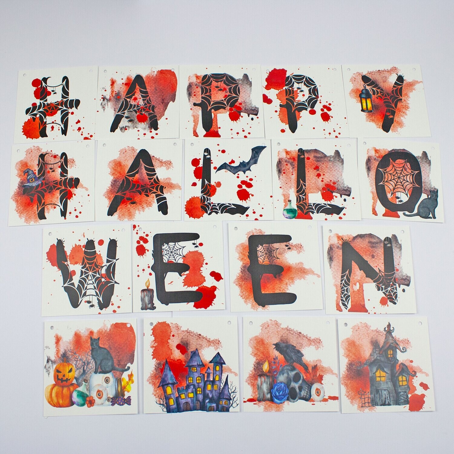 Happy Halloween Bunting, Design: Design A