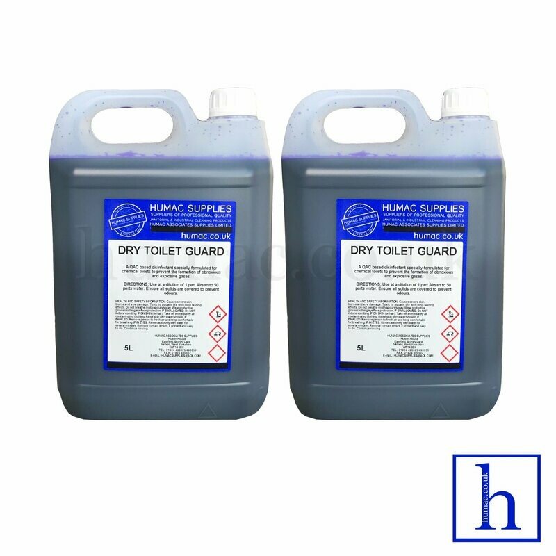 10L - Blue Dry Toilet Guard Toilet Chemical Tank Fluid Caravan Cassette Portable HUMAC (10LB)