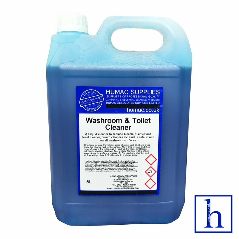 10L - WASHROOM BATHROOM DISINFECANT CLEANER OCEAN BLUE 10 LITRES - OLS