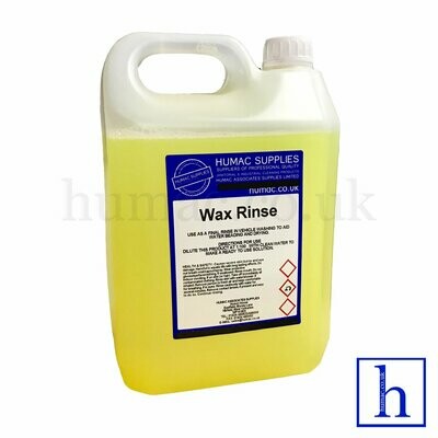 5L - WAX & RINSE AID AUTO VALETING PAINT WORK PROTECTION - OLS