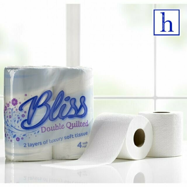 BLISS 2PLY TOILET ROLL 80 SOFT QUILTED - OLS