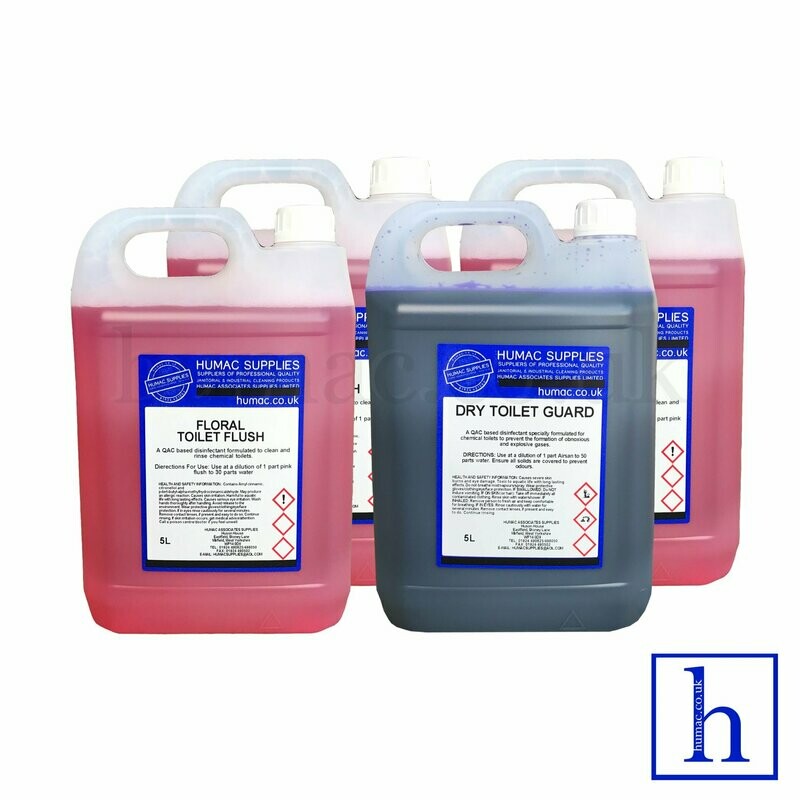 PINK & BLUE TOILET TANK FLUID (5LB+15LP) - OLS